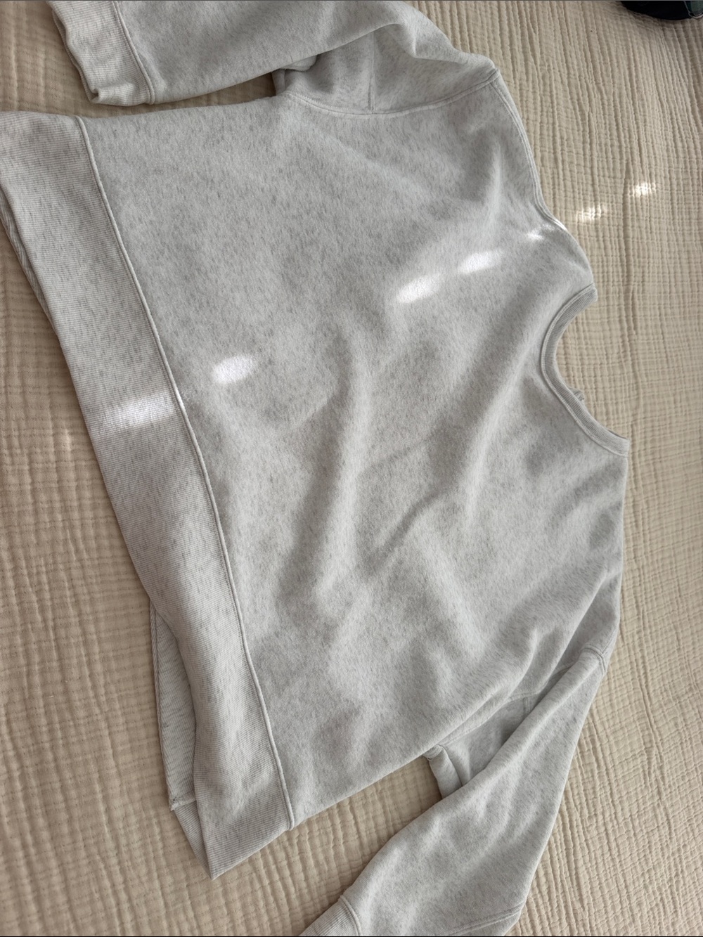 Ocean Drive Light Gray Crewneck Sweatshirt